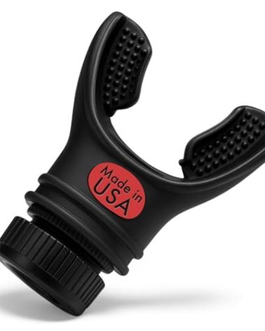 Compact Breathing Exercise Device for Lungs Made in USA Respiratory Lung Exerciser Device with Adjustable Valve - Diaphragm & Core Trainer Device for Athletes o2 Portable Breathing Trainer