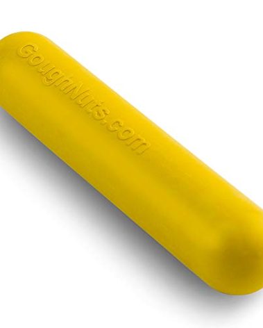 Goughnuts — Dog Toys for Aggressive Chewers | Virtually Indestructible Dog Toy Stick for Medium Breeds Such as Pit Bulls | Heavy Duty Dog Toy | Yellow