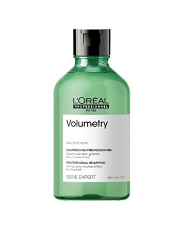 L'Oréal Professionnel Paris Volumetry Volumizing Shampoo - Removes Build Up & and Cleanses Scalp, Provides Lift For Fine & Thin Hair Types, With Salicylic Acid