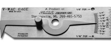 G.A.L. Gage Co. - V-Wac Gauge (tolerance 1/64") GAL-5