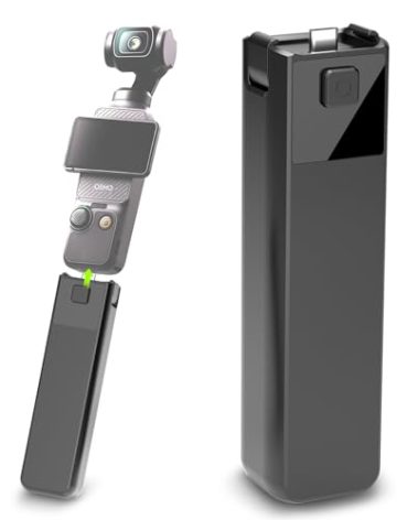 Compatible with DJI Osmo Pocket 3 Battery Handle, 5000mAh Portable Power Handle, 22.5W Fast Charging, Intelligent Power Display, Ideal for DJI Osmo Pocket 3 Camera