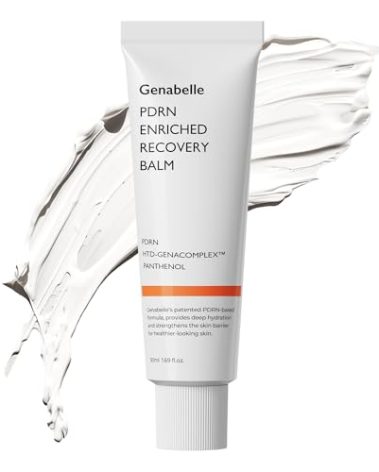 Genabelle PDRN Enriched Recovery Balm – 5,000 ppm PDRN & 10,000 ppm Panthenol Soothing Repair Cream for Sensitive Skin, Hydration & Barrier Strengthening, 50 ml (1.69 fl oz)