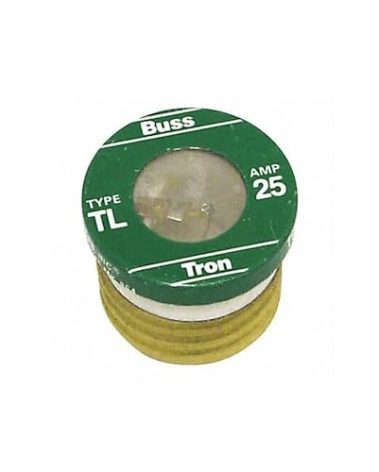 Bussman TL-25PK4 25 Amp Time Delay Plug Fuses 4 Count