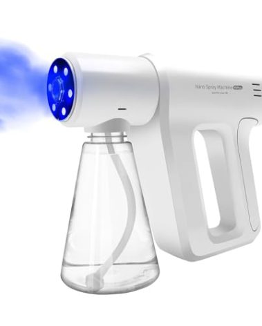 Atomizer Sprayer，Rechargeable ULV Nano Sprayer with Blue Light,Electrostatic ULV Atomizer Sprayer，Electrostatic Portable Sprayer