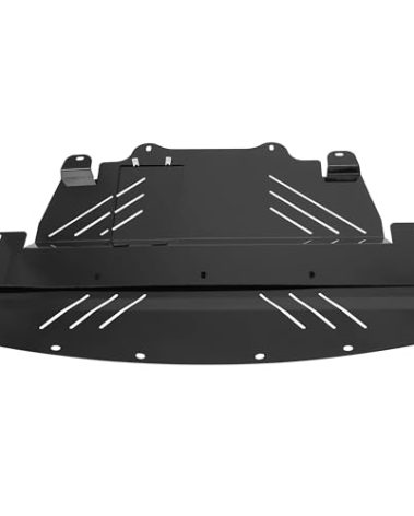 KUAFU Under Tray Skid Plate Compatible with 2007-2016 Infiniti G35X G37X Q40 Q60 Aluminum Engine Splash Shield Belly Pan Powder Coated