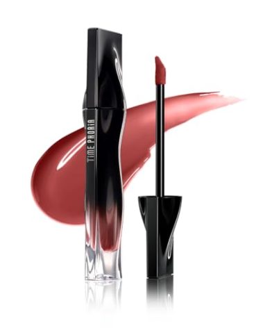 TIMEPHORIA STELLAR DUST LIP STAIN-Long Lasting, Waterproof and Transferproof Lip Tint, Glossy Finish Lip Gloss, Lightweight Lipstick, High Coverage, Stocking Stuffers For Teen Girls (07 QUANTA)