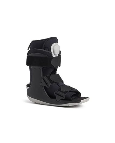 Ovation Medical Gen 2 Pneumatic Walking Boot - Lightweight, Low Profile CAM Walker Boot - Premium Medical Boot for Foot Injuries, Ankle Sprains, Fracture Recovery Support, & More (Short, Medium)