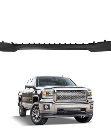 KUAFU Front Lower Bumper Valance Panel Compatible with 2014-2015 GMC Sierra 1500 Replacement for GM1095199 22764087 Air Dam Deflector Valance Plastic