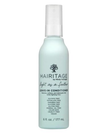 Hairitage Detangling Leave-in Conditioner Spray - Leave In Hair Treatment for Dry Damaged + Curly, Fine, Wavy, Frizzy Hair - Lightweight Formula - Sulfate Free - Cherry + Amber Scent, 6 Fl oz