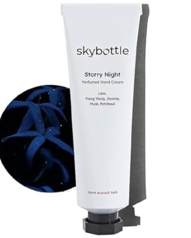 skybottle Hand Cream, Nourishes Very Dry Hands, Korean Hand Lotion, Hand Care for Women & Men, Perfumed with Ylang Ylang, Jasmine, Musk Scent with Shea Butter, 1.7 Fl. Oz