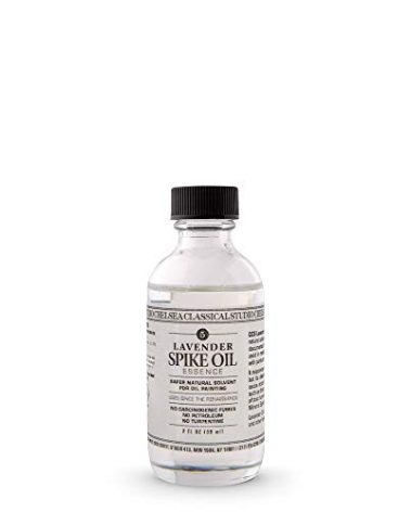 Chelsea Classical Studio Lavender Spike Oil Essence - Natural Solvent Non-Toxic Natural Processed Lavender Spike Oil Essence Solvent - [2 oz. Bottle]