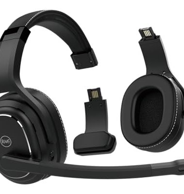 Rand McNally ClearDryve 220 Premium 2-in-1 Wireless Headset for Clear Calls with Noise Cancellation, Long Battery Life & All-Day Comfort