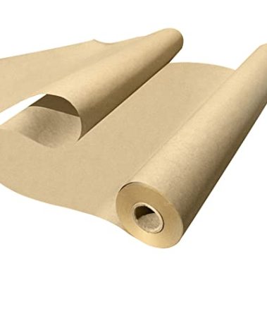 Made in USA Kraft Paper Wide Jumbo Roll 48" x 1200" (100ft) Ideal for Gift Wrapping, Art, Craft, Postal, Packing, Shipping, Floor Protection, Dunnage, Parcel, Table Runner, 100% Recycled Material