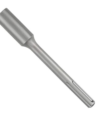 SDS-Max 18mm Diameter Shank Ground Rod Driver for 5/8 Inch and 3/4 Inch Ground Rods, Work with Bosch Dewalt Milwaukee Hilti and Other SDS Max Rotary Hammers and Demolition Hammers