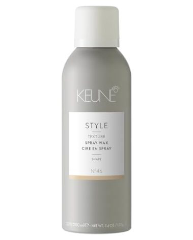 Keune Style Spray Wax for Hair Texture and Hold, Buildable Texture & Natural Shine, 6.1 Fl Oz
