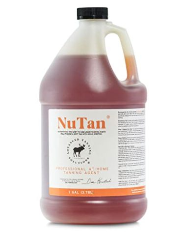 NuTan 1 Gallon Tanning Formula by Advanced Tanning Solutions - Soft, Durable Tan for Deer, Moose, Bear, Elk, Fox, Rabbit Hides - Made In USA