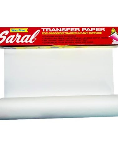Saral Paper Corp Wax Free Transfer Paper - White - 12 inches x 12 Foot Roll