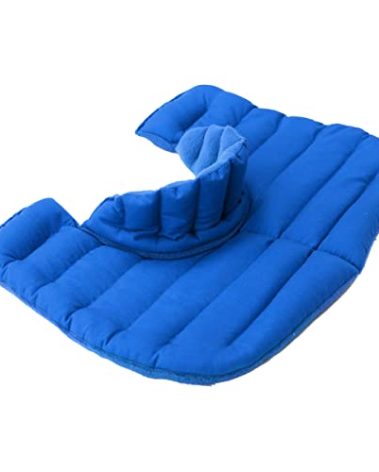 My Heating Pad Microwavable Neck and Shoulder Wrap - Upper Torso Plus - Portable, Large Heating Pad - Neck Wrap - 1 Pack Blue