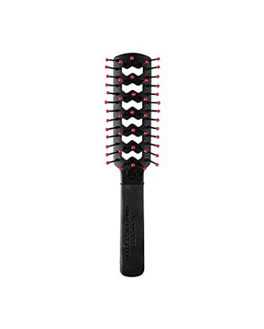 Cricket Static Free Mini Fast Flo Vent Hair Brush - Curling, Blow Drying, Detangling and Styling Wet or Dry Hair, Ideal for Travel, 1.5", Suitable for All Hair Types