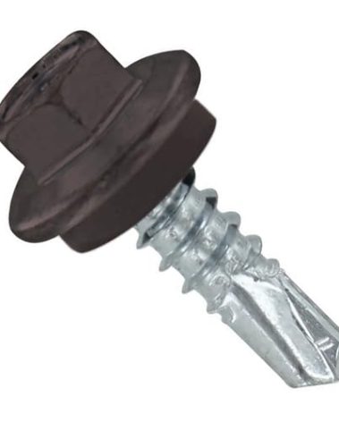 Fasteners Plus ST Fastening #12 x 3/4" Maxx Steelbinder Metal Roofing Screws Metal-to-Metal Charcoal Gray (Pack of 250)