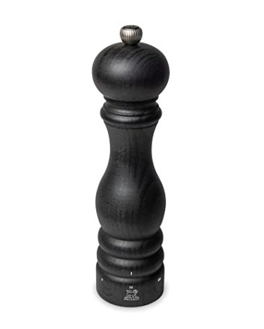 Peugeot - Paris u'Select Manual Pepper Mill - Adjustable Grinder - Beechwood, Graphite Finish