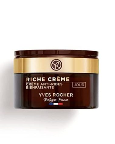 Yves Rocher Comforting Anti-Wrinkle Riche Crème (Day) | Face Cream to Soften & Smooth Skin | 1.7 fl oz