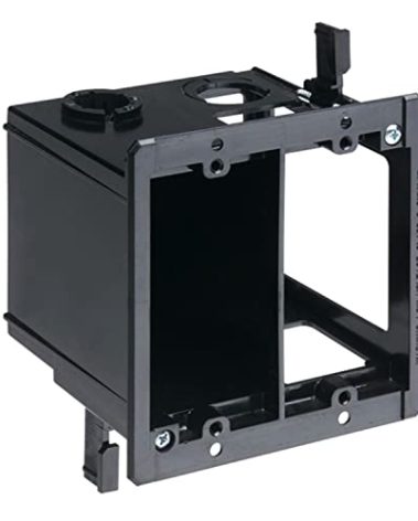iMBAPrice IMBA-LVDR2-1 2-Gang Cut-in Combo Electrical Power and Low-Voltage/Old Work Box for Existing Construction, 1-Pack