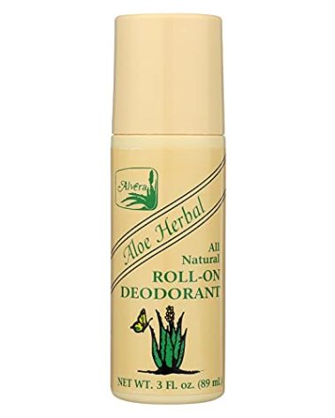 Alvera All Natural Roll-On Deodorant, Aloe Herbal, 3 Fluid Ounce
