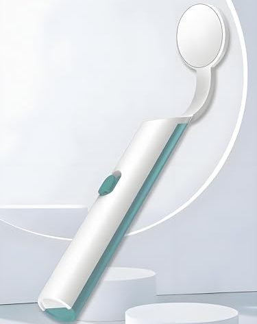 Dental Mirror with Light,Teeth Inspection LED Mirror,Anti-Fog Mouth Mirror,Dentist Plaque Removal Oral Care Tool-Dental Cleaning Kit
