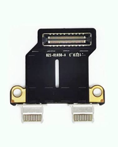 DC in Power Jack Connector I/O USB-C Board Charging Port Compatible with MacBook Air 13" Model A1932 A2179 A2337 821-01658-A 820-01161-A 923-02813 2018-2020 Year