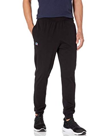 Russell Athletic Men's Cotton Shorts & Jogger with Pockets Black