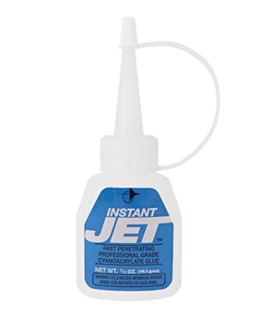 Jet Glue Instant and Long Lasting - Fast Action Multipurpose Glue - Penetrates Porous Materials and Increases Impact Resistance