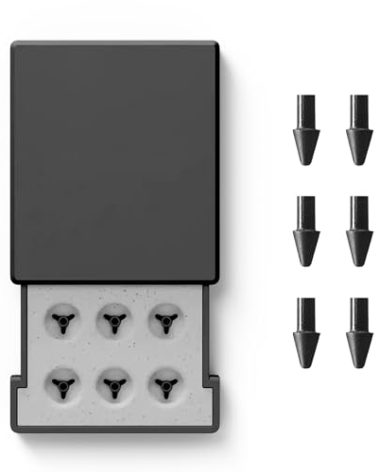 Group Vertical Original Remarkable Paper Pro Pen Replacement Tips - Set of 6 Durable Carbon-Filled Nibs for Precise Writing and Sketching