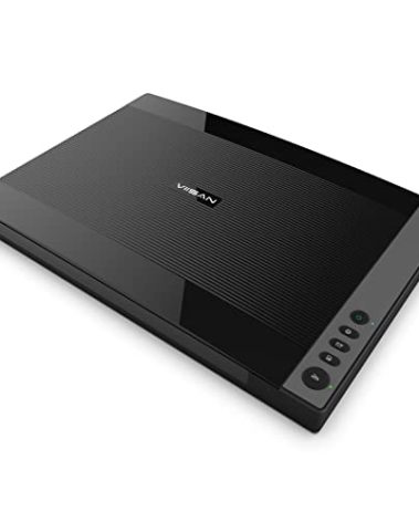 VIISAN 3120 A3 Flatbed Scanner, 1200 DPI, CIS Sensor, Scan 11.7" x 16.7" in 8 sec, Frameless, Auto-Scan, Document & Photo & Book Scanner, Design for Library, School and Soho. Supports Windows & Mac