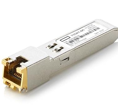HPE Networking Instant On 1G SFP RJ45 Transceiver for Copper Ethernet Category 5e Connections Up to 100 Meters (R9D17A)