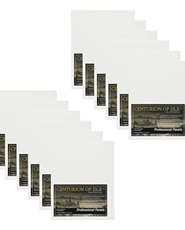 Centurion Deluxe Oil Primed Linen Panel 12-Pack 5x7"