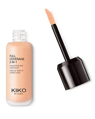 KIKO Milano Full Coverage 2-in-1 Foundation & Concealer, N25 | 2 in 1 Foundation And Concealer, Superior Coverage