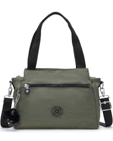 Kipling Women's Elysia Crossbody Bag, Lightweight, Multi-Compartment Magnetic Snap Pockets, Shoulder Bag