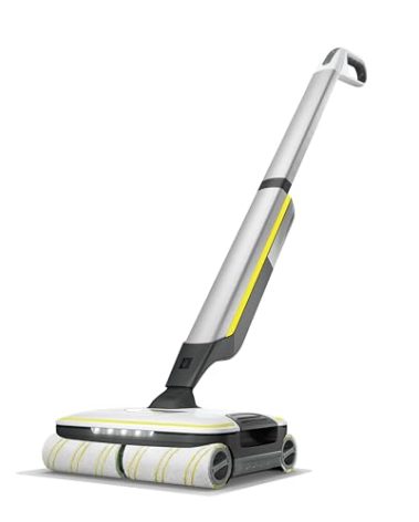 Kärcher FC 7 Electric Floor Cleaner, Cordless Mop, Sanitize Hard Floor Cleaner - Perfect for Laminate, Wood, Tile, LVT, Vinyl & Stone Flooring