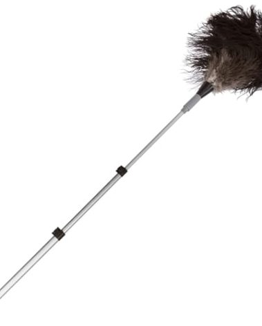 Ostrich Feather Duster with Extension Pole Up to 42"