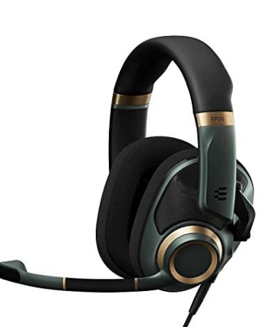 EPOS H6Pro Open Acoustic Gaming with Mic – Immersive Sound, Lightweight Comfort, and Durable Design – Works with Xbox, PS4/PS5 & PC/Windows – Green