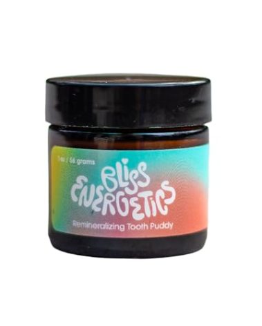 Bliss Energetics Remineralizing Tooth Puddy | Fluoride-Free with Hydroxyapatite | Remineralization | All Natural Ingredients & Preservative Free | Mineral-Rich Spot Treatment 1oz