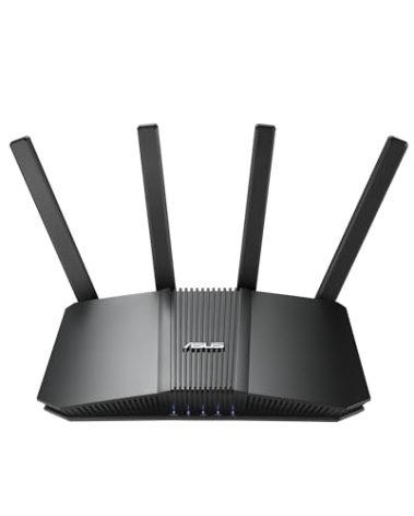 ASUS RT-BE82U Dual-Band WiFi 7 (802.11be) Smart AiMesh Extendable Router, 6500 Mbps, Five 2.5GbE Ports, 4096-QAM, Up to 3 SSIDs for IoT Devices, Parental Controls & VPNs, Advanced Network Security