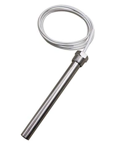 DERNORD Immersion Cartridge Heater 120V 1500W Hot Rod Heating Element Replacement 3/4 Inch Thread