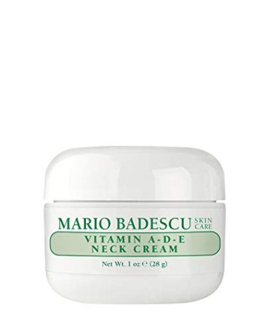 Mario Badescu Vitamin A-D-E Neck Cream for All Skin Types |Neck Cream that Firms and Hydrates |Formulated with Rice Bran Oil & Vitamin A and E|1 Ounce