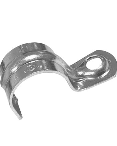 SIGMA ENGINEERED SOLUTIONS ProConnex 1901 EMT One-Hole Strap, 1/2-Inch, 100-Pack (Gray)