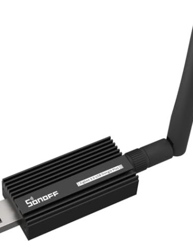 SONOFF Zigbee 3.0 USB Dongle Plus-E Gateway, Universal Wireless Zigbee USB Adapter with Antenna for Home Assistant, Open HAB, Zigbee2MQTT etc