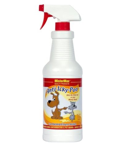 Mister Max Original Scent Anti Icky Poo Odor Remover, Quart Size