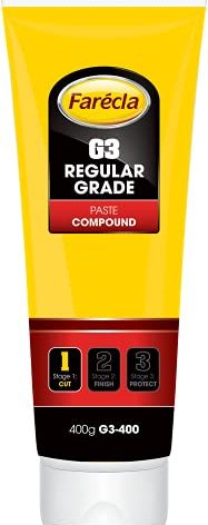 Farecla G3400/12 400G Medium Silicon Carbide Paste Compound for Steel, Aluminum, Alloy Other Metals