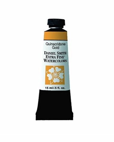 Daniel Smith Extra Fine Watercolor 15ml Paint Tube, Quinacridone, Gold (284600089)